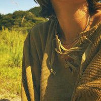 Waffle Lace Up Top (NOWOS) ※ご予約アイテム。