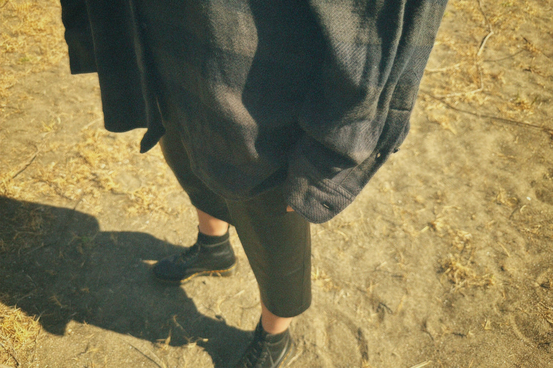 Leather Midi Skirt (NOWOS)