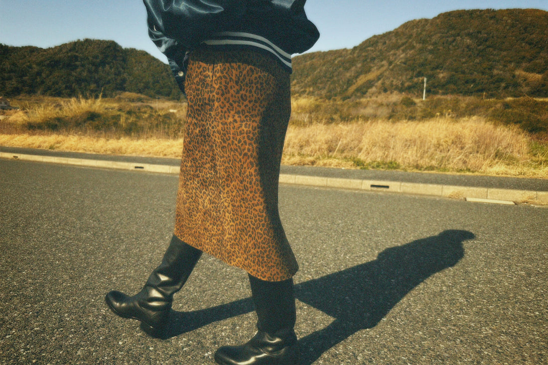 Leather Midi Skirt (NOWOS)