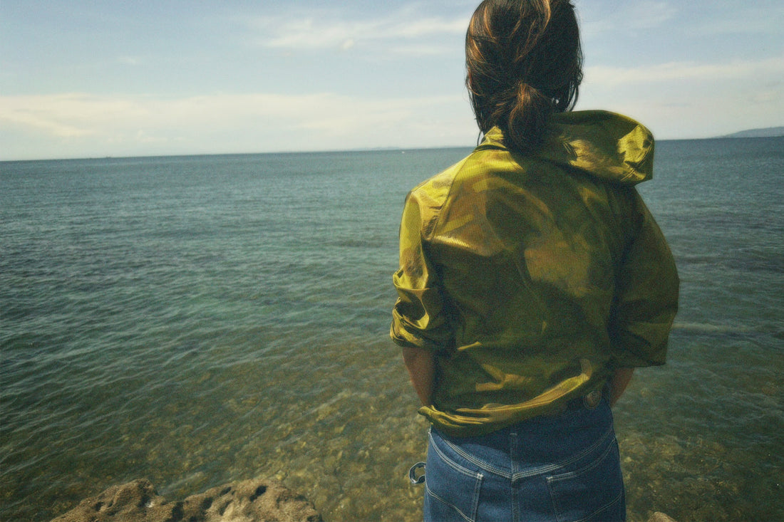 Nylon Zip-up Hoodie (67nowos)