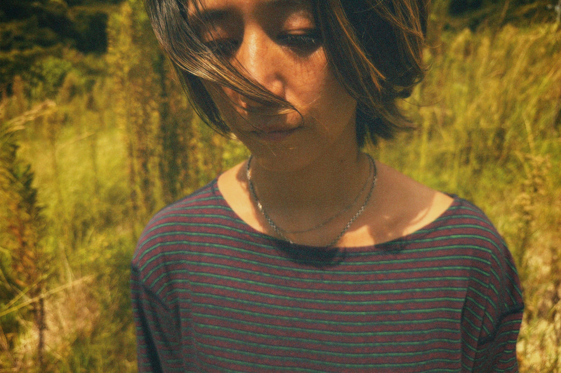 Stripe Long Sleeve Top (NOWOS) ※ご予約アイテム。