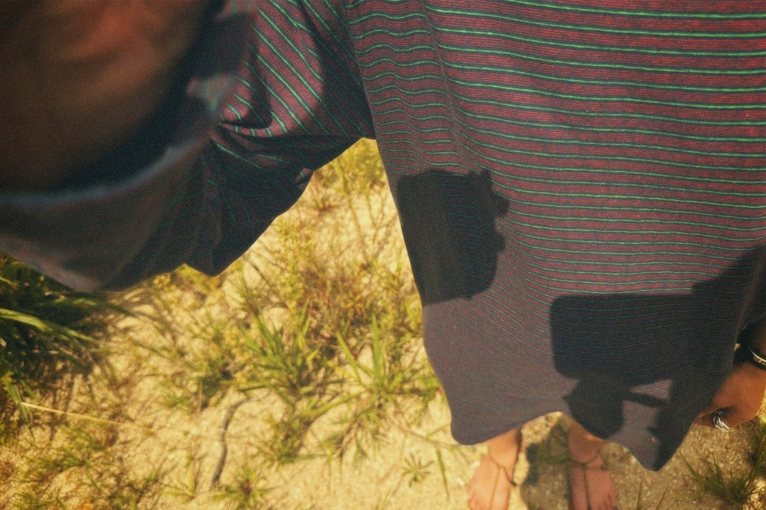 Stripe Long Sleeve Top (NOWOS) ※ご予約アイテム。