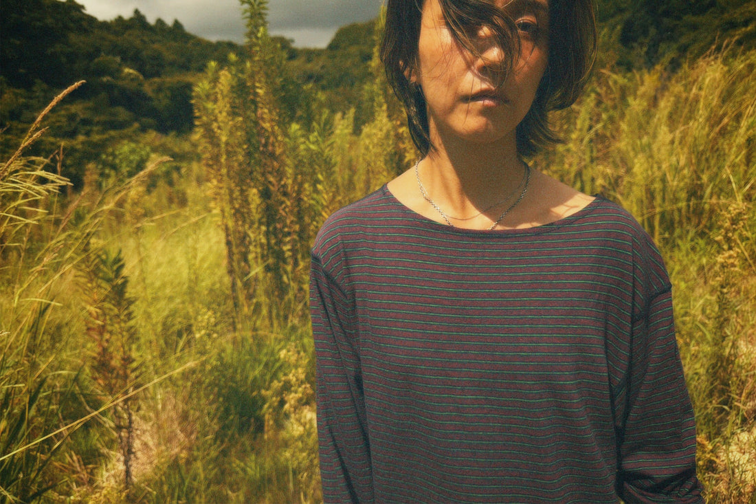 Stripe Long Sleeve Top (NOWOS) ※ご予約アイテム。