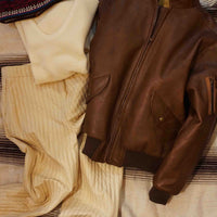 Leather Flight Jacket (noWOS) * Reserved items.