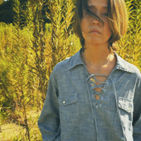Lace Up Shirt (NOWOS) ※ご予約アイテム。