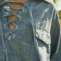 Lace Up Shirt (NOWOS) ※ご予約アイテム。