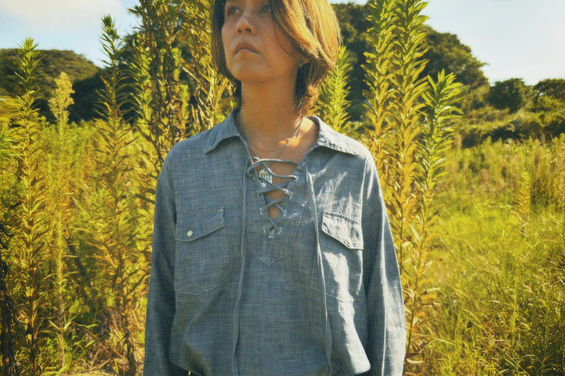 Lace Up Shirt (NOWOS) ※ご予約アイテム。