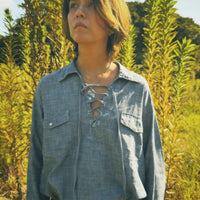 Lace Up Shirt (NOWOS) ※ご予約アイテム。