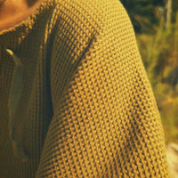 Waffle Lace Up Top (NOWOS) ※ご予約アイテム。