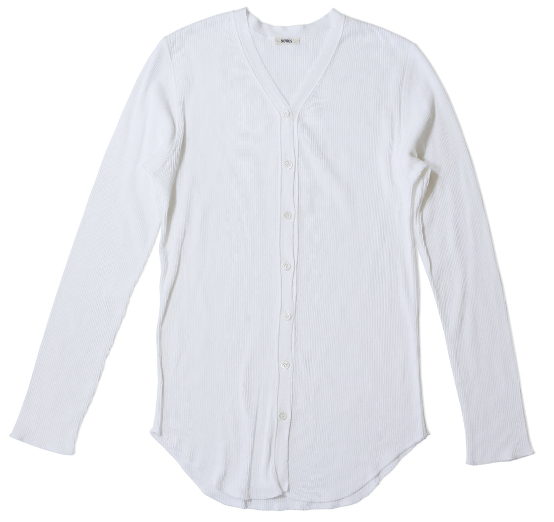 V-neck Long Sleeve T-shirt (NOWOS) *Reservation item