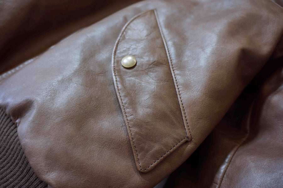 Leather Flight Jacket (NOWOS)