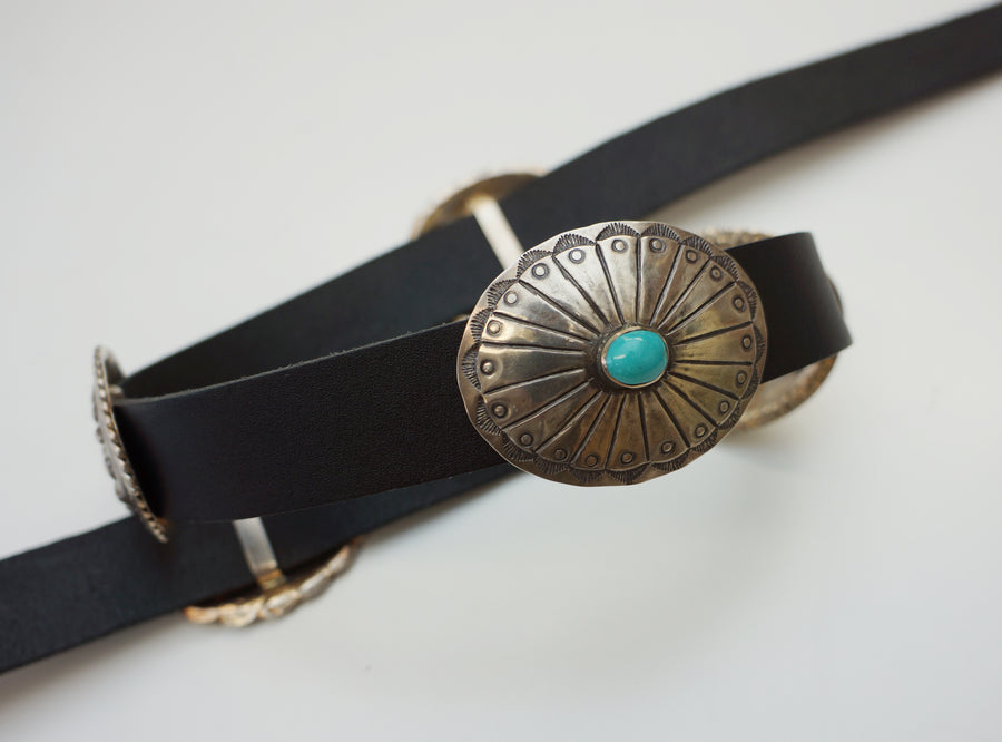 nowosベルト nowos/CONCHO BELT(BLACK)