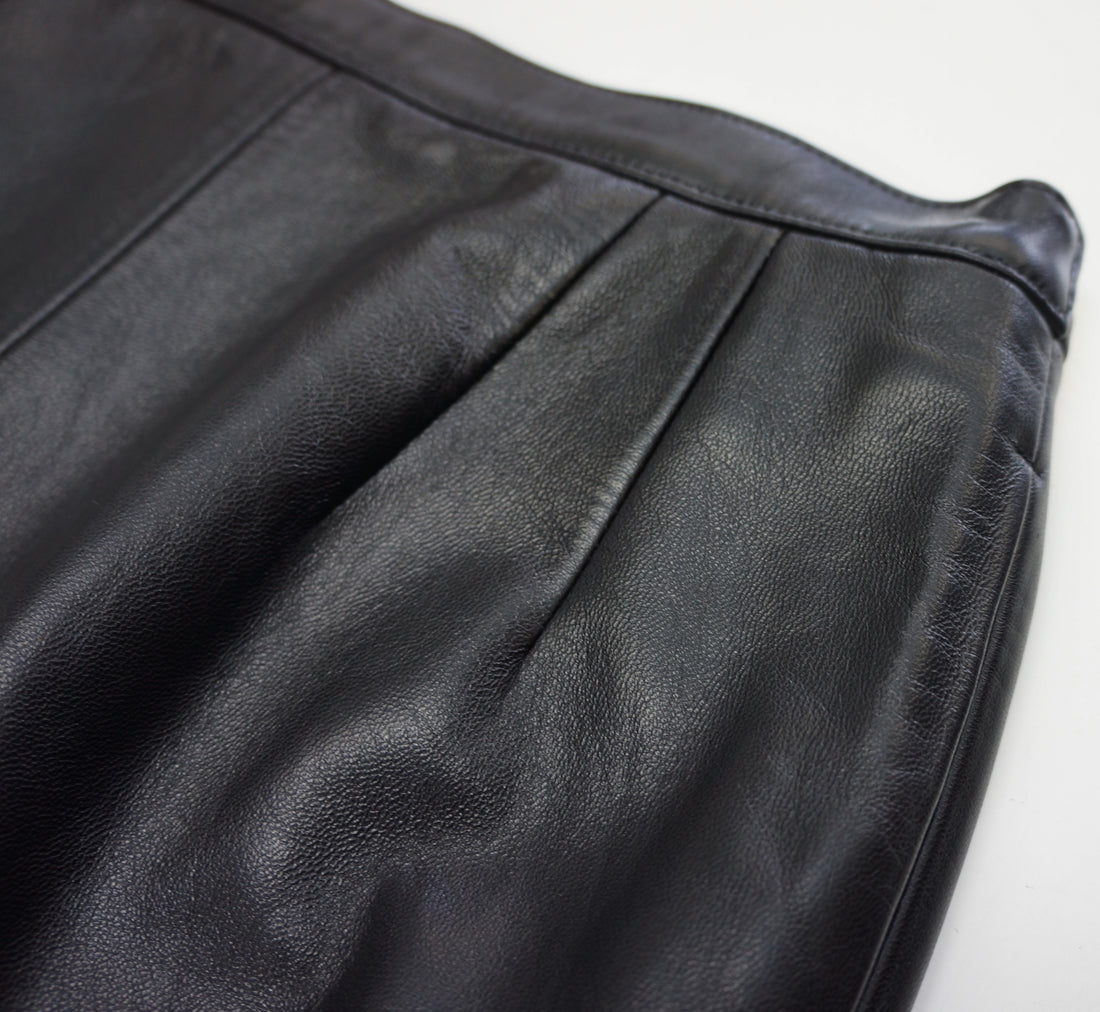 Leather Midi Skirt (NOWOS)