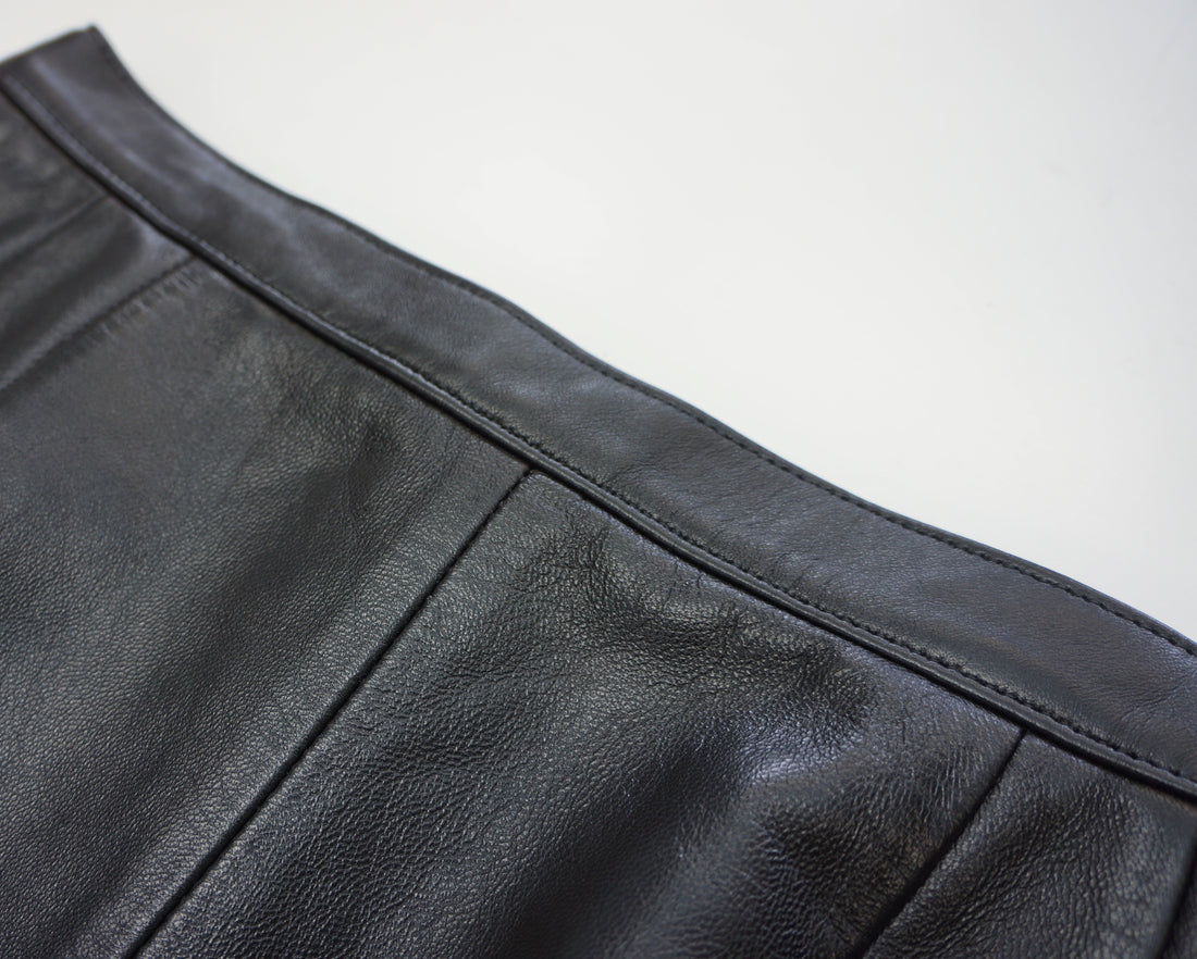 Leather Midi Skirt (NOWOS)