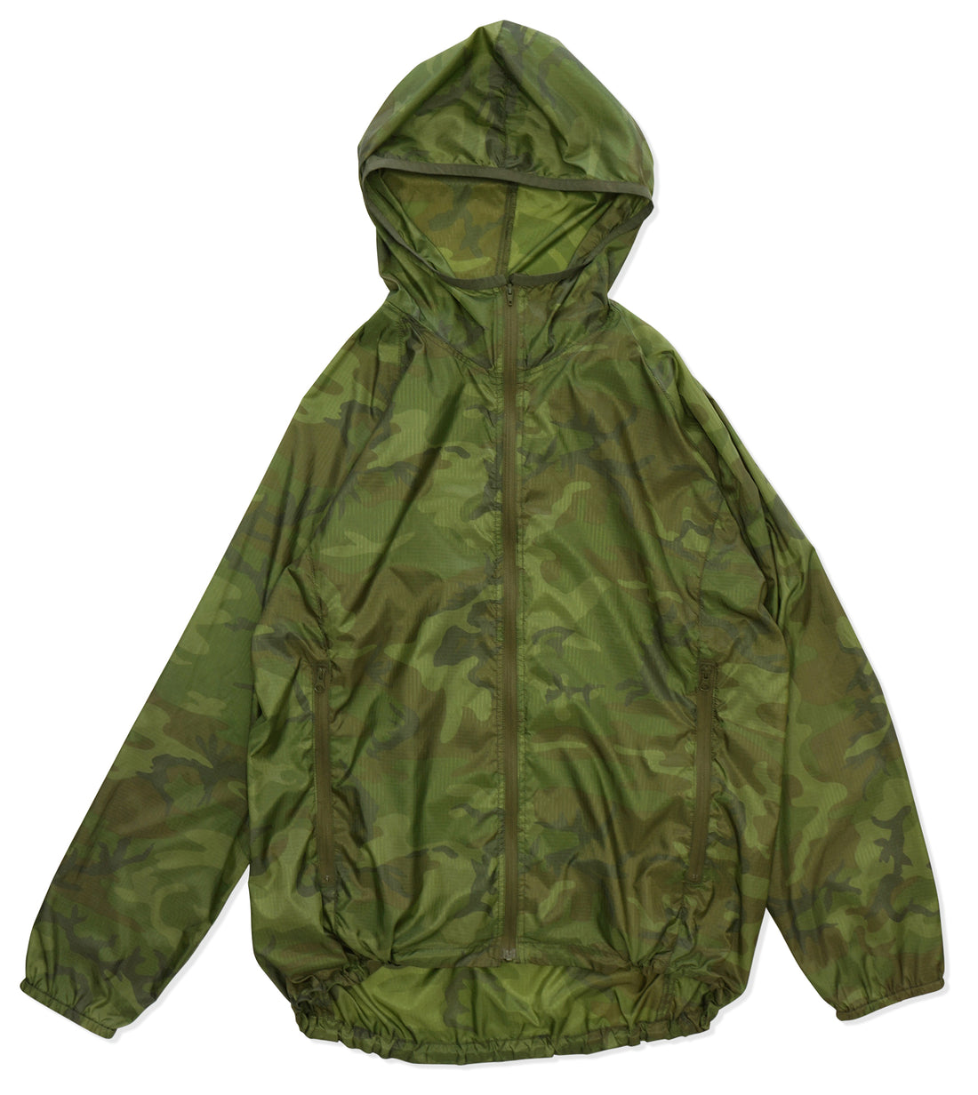 Nylon Zip-up Hoodie (67nowos)