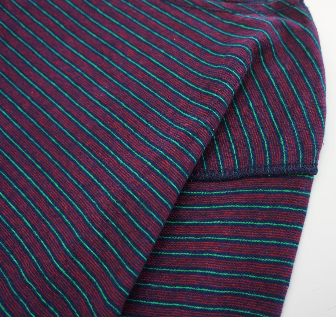 Stripe Long Sleeve Top (NOWOS) ※ご予約アイテム。
