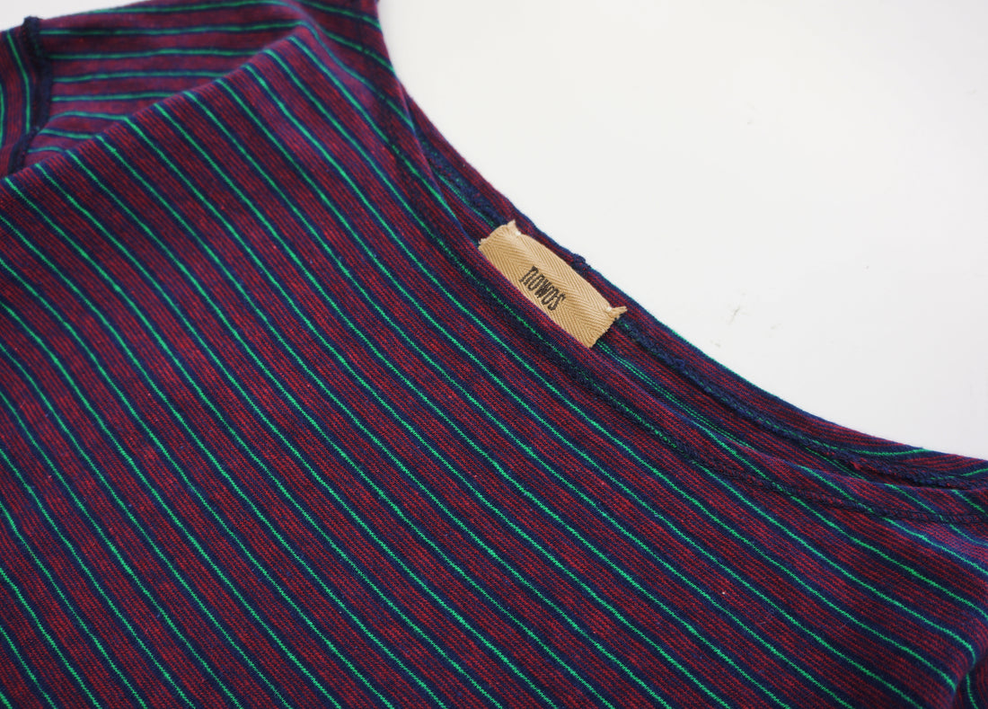 Stripe Long Sleeve Top (NOWOS) ※ご予約アイテム。