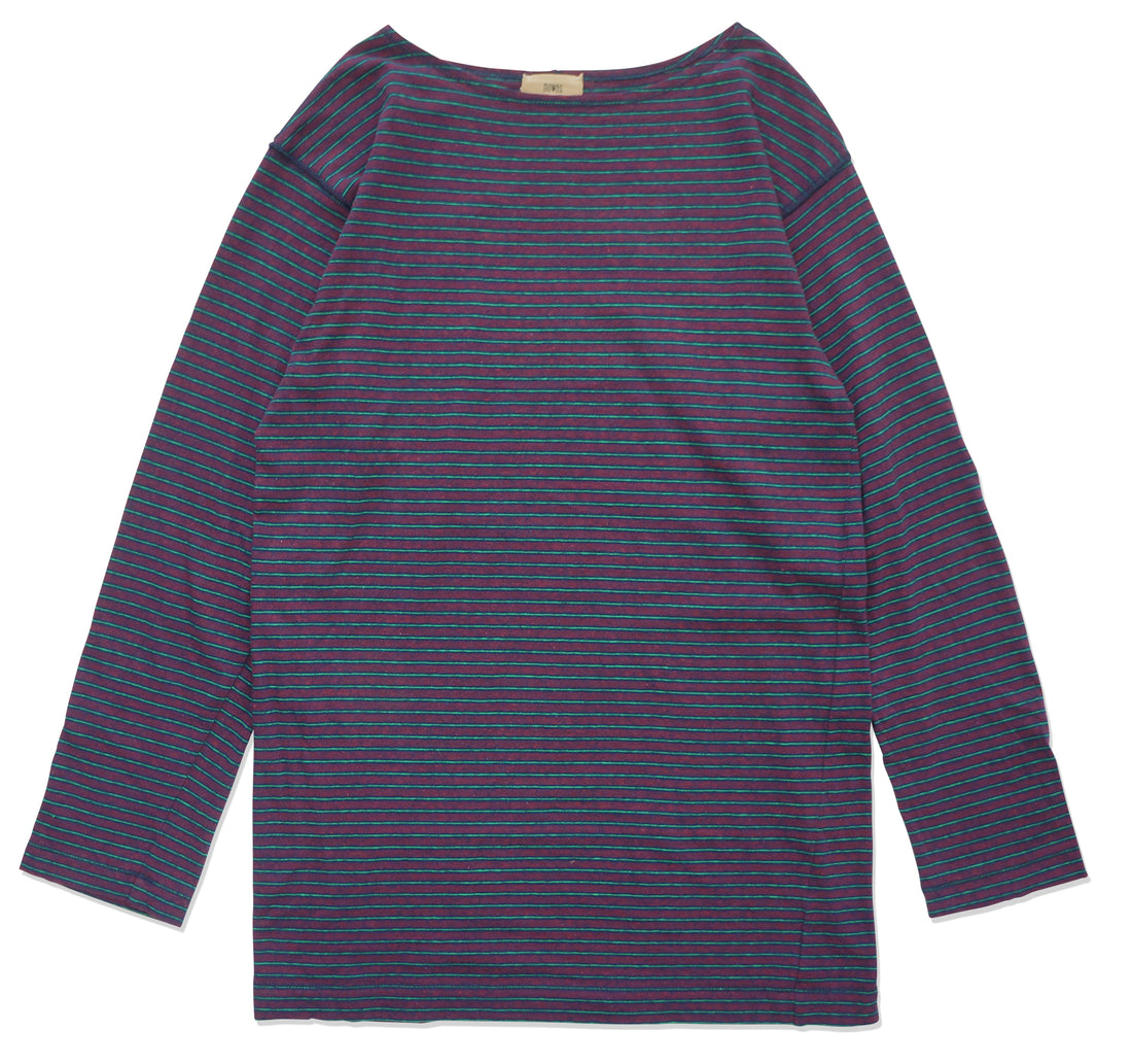 Stripe Long Sleeve Top (NOWOS) ※ご予約アイテム。