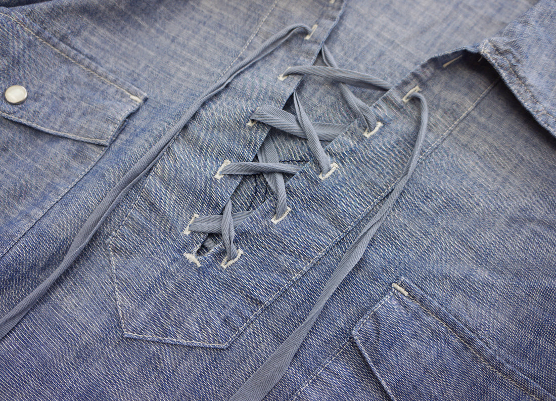 Lace Up Shirt (NOWOS) ※ご予約アイテム。
