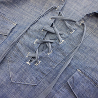 Lace Up Shirt (NOWOS) ※ご予約アイテム。