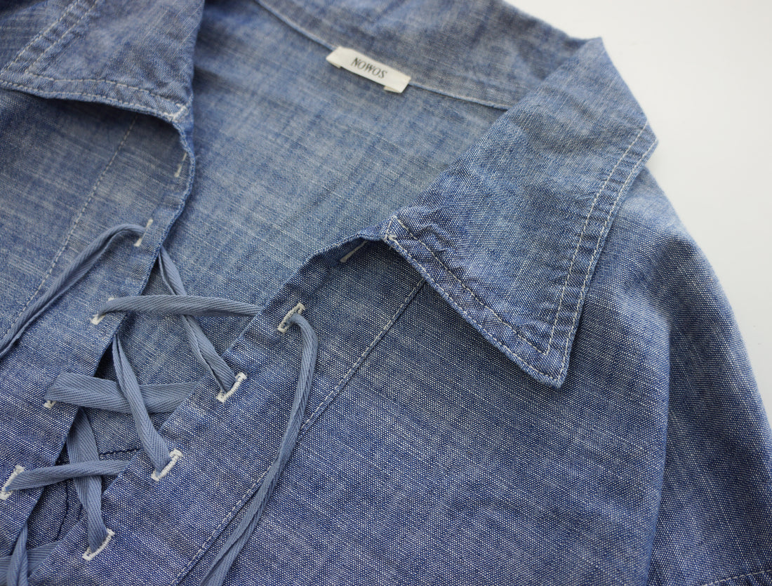 Lace Up Shirt (NOWOS) ※ご予約アイテム。