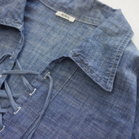 Lace Up Shirt (NOWOS) ※ご予約アイテム。
