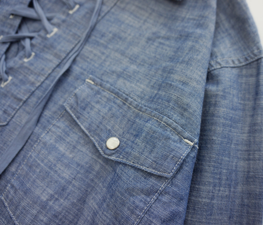 Lace Up Shirt (NOWOS) ※ご予約アイテム。