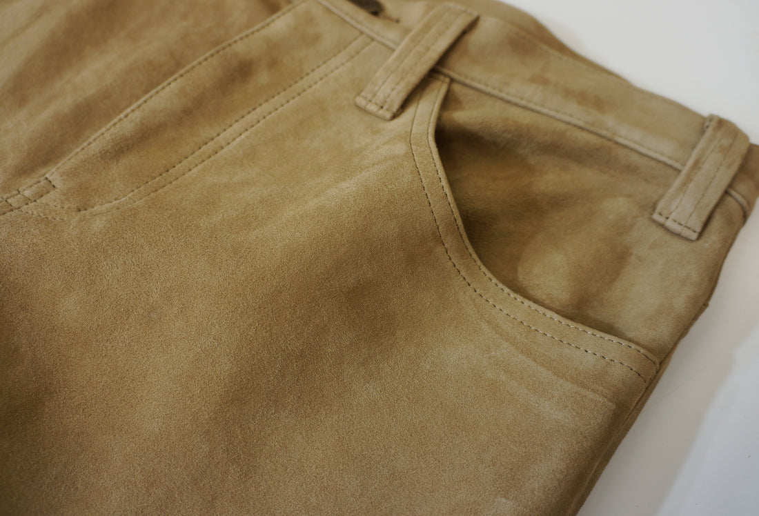Suede Flare Pants (NOWOS)